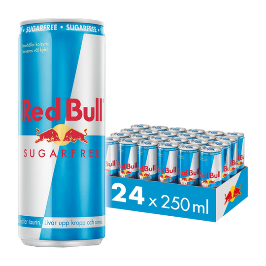 24 st Red Bull Energidryck Flak Sockerfri 250 ml