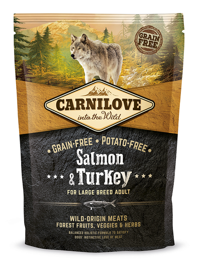 Carnilove Salmon o Turkey Adult Large 1,5kg