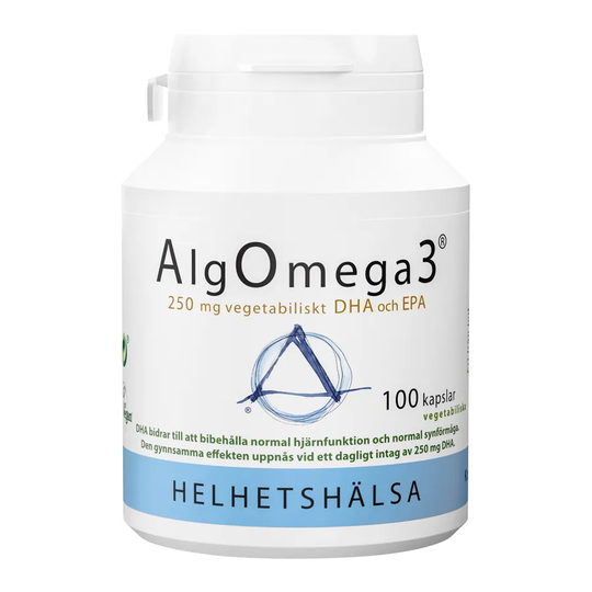 Helhetshälsa AlgOmega3 500mg, 100 kapslar