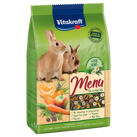 Vitakraft Menu Vital dvärgkanin - Ekonomipack: 2 x 5 kg