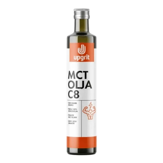 Upgrit C8 MCT-olja, 500 ml