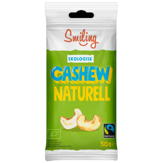 Smiling Cashewnötter Naturell 50 g