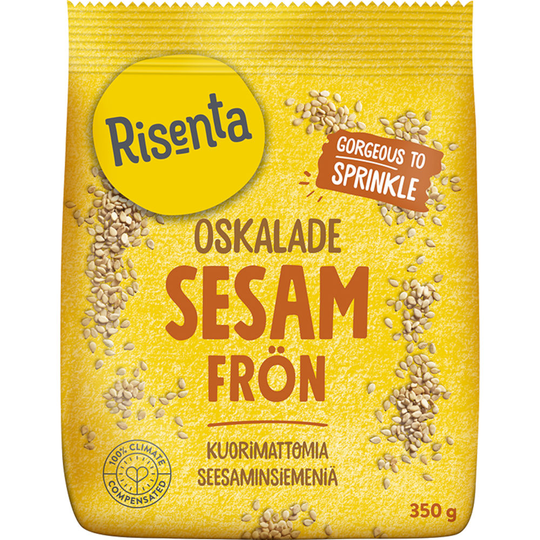 Risenta Sesamfrön Oskalade 350 g