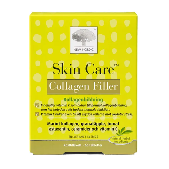 New Nordic Skin Care Collagen Filler, 60 tabletter