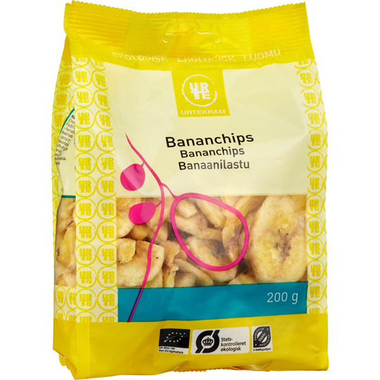 Urtekram Food Bananchips EKO 200 g