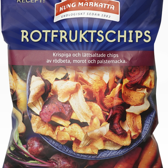 Kung Markatta Rotfruktschips 75 g