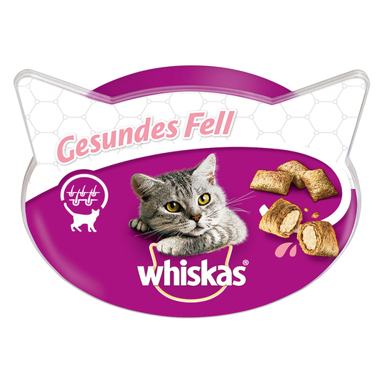 2 + 1 på köpet! 3 x Whiskas kattgodis - Healthy Fur (3 x 50 g)