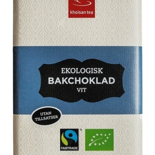 Khoisan Gourmet Bakchoklad Vit EKO 100 g