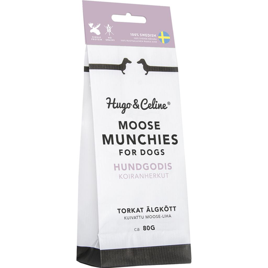 Hugo & Celine Hundsnacks Moose Munchies 80 g