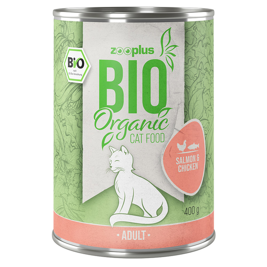 zooplus Bio Lax & kyckling 6 x 400 g