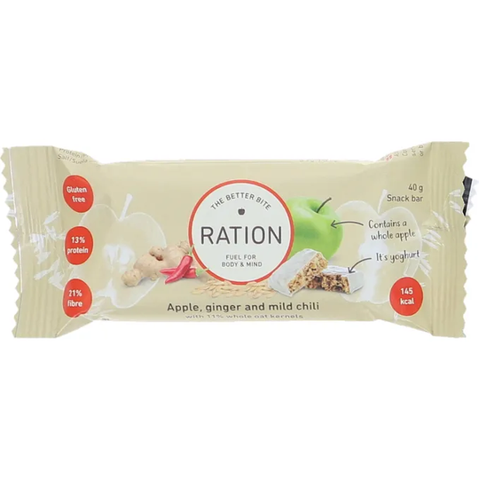 Ration Bar Äpple Ingefära Chili