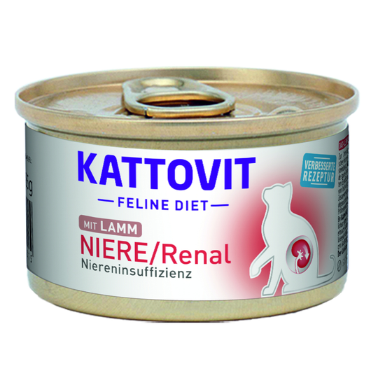 Ekonomipack: Kattovit Kidney/Renal 24 x 85 g - Lamm