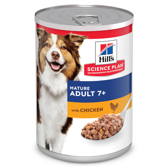 9 + 3 på köpet! 12 x 370 g Hill's Science Plan våtfoder - Mature Adult 7+ Chicken