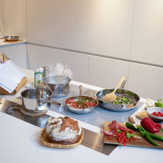 Livoo Köksset 5 delar rostfritt stål silver