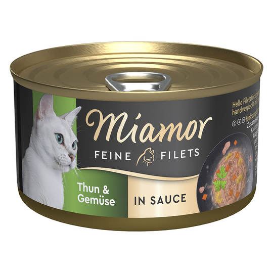 Ekonomipack: Miamor Fine Filets in Sauce 24 x 85 g - Tonfisk & grönsaker