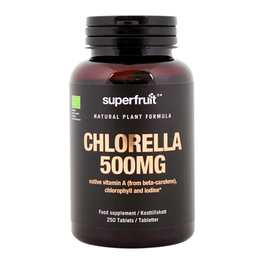 Superfruit Chlorella, 250 tabletter ekologisk