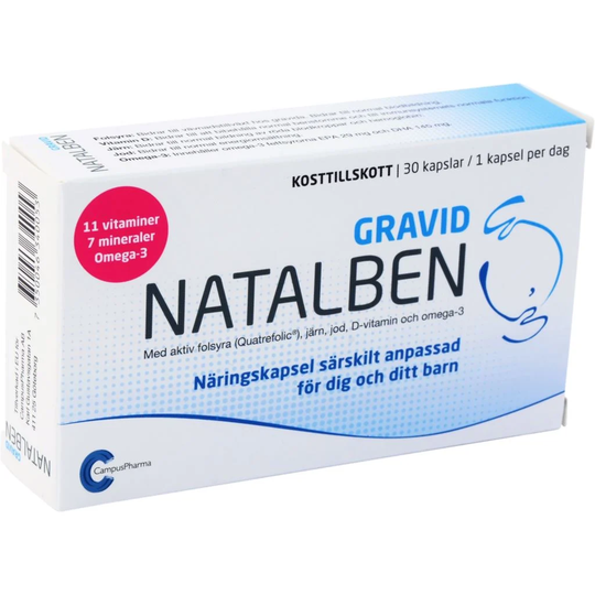 Natalben Gravid kosttillskott 30 st