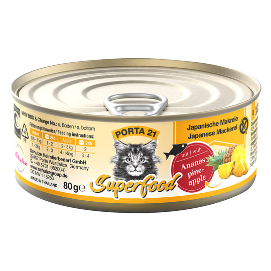 Porta 21 Superfood 24 x 80 g - Makrill med ananas