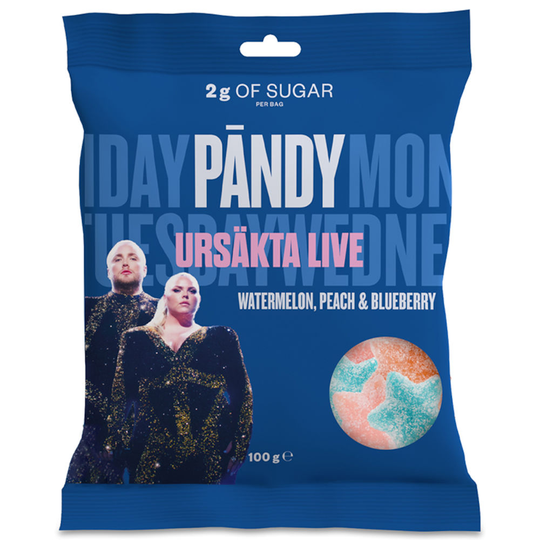 Pändy X Ursäkta Live Godis 100 g