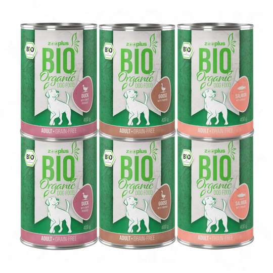 zooplus Bio Grain Free blandpack - 6 x 400 g