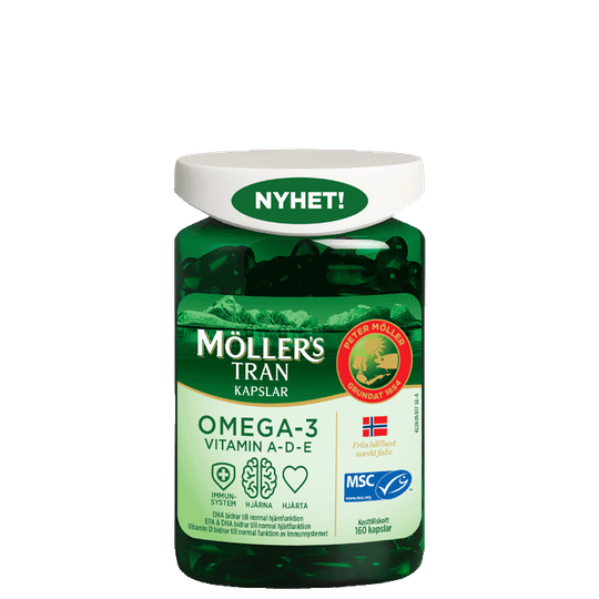 Möllers Tran Omega-3, 160 kapslar