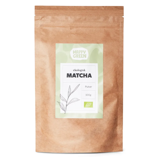 Happy Green Matcha pulver, 100g ekologisk