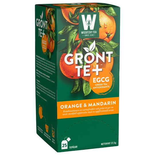 Wissotzky 2 x Grönt Te Mandarin Apelsin