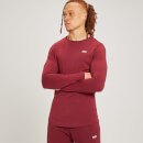 MP Form Long Sleeve Top för män - Mörkröd - XXS