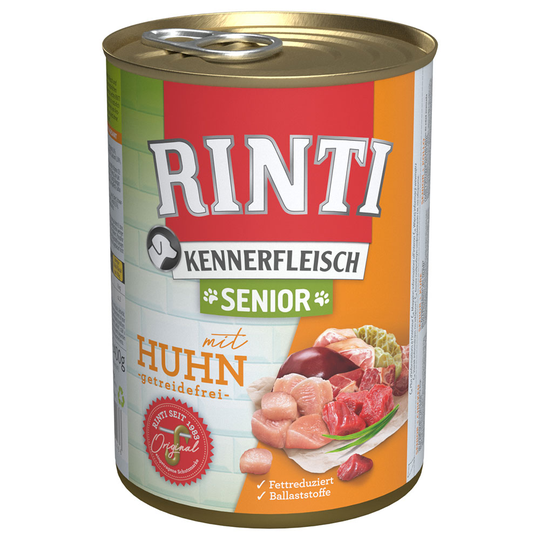 Ekonomipack: RINTI 24 x 400 g - Senior Kyckling