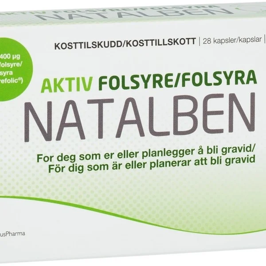 Natalben Aktiv Folsyra 28 kapslar
