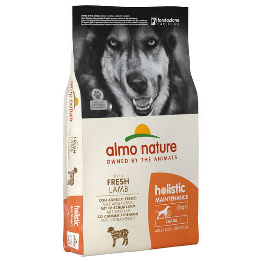 Almo Nature Holistic Adult Large Lamm & ris - 12 kg