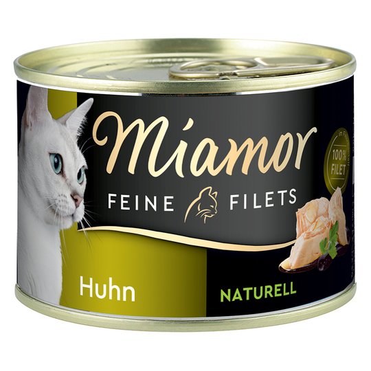Ekonomipack: Miamor Fine Filets Naturelle 24 x 156 g - Kyckling