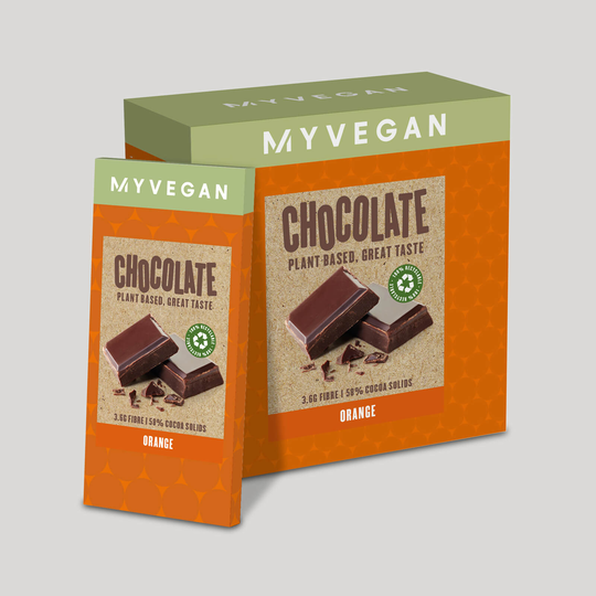 Vegan Chocolate - 12 x 35g - Orange