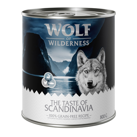 Wolf of Wilderness The Taste Of 6 x 800 g - The Taste Of Scandinavia