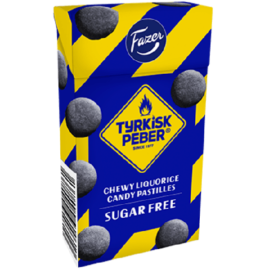 Fazer Tyrkisk Peber Sockerfria Pastiller 40 g