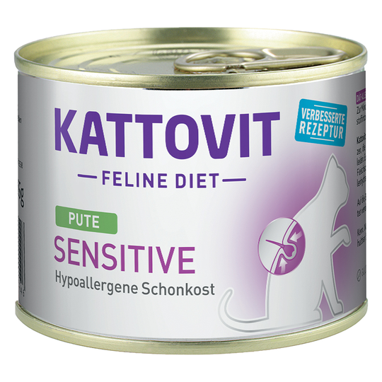 Kattovit Sensitive 185 g 12 x 185 g Kalkon
