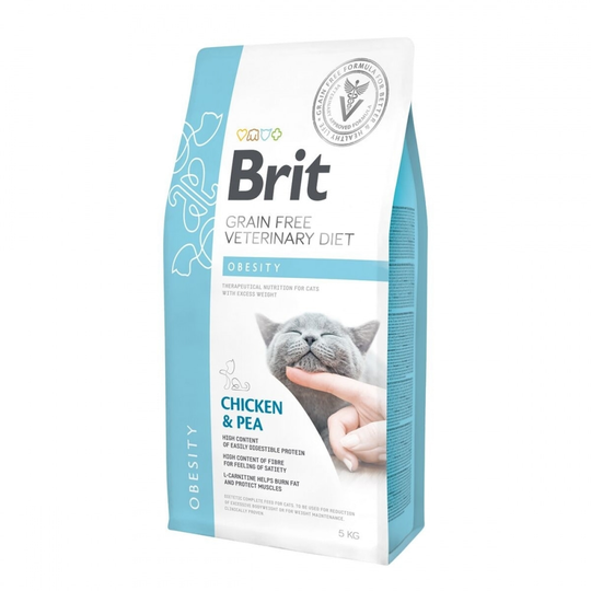 Brit Veterinary Diet Cat Obesity Grain Free (5 kg)