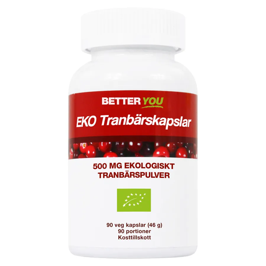 Better You Tranbärskapslar, 90 kapslar ekologisk