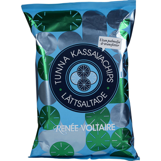 Renée Voltaire Tunna Kassavachips Lättsaltade 145 g