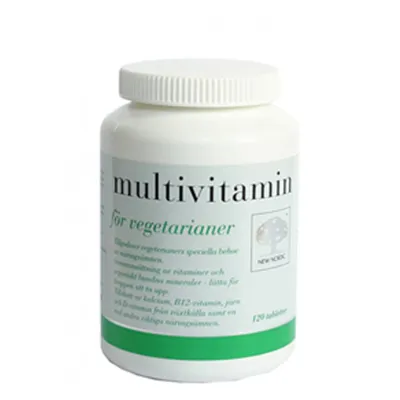 New Nordic Multivitamin För Vegetarianer, 120 tabletter