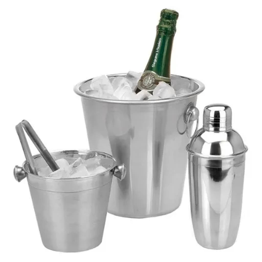 Excellent Houseware Barset 4 delar rostfritt stål