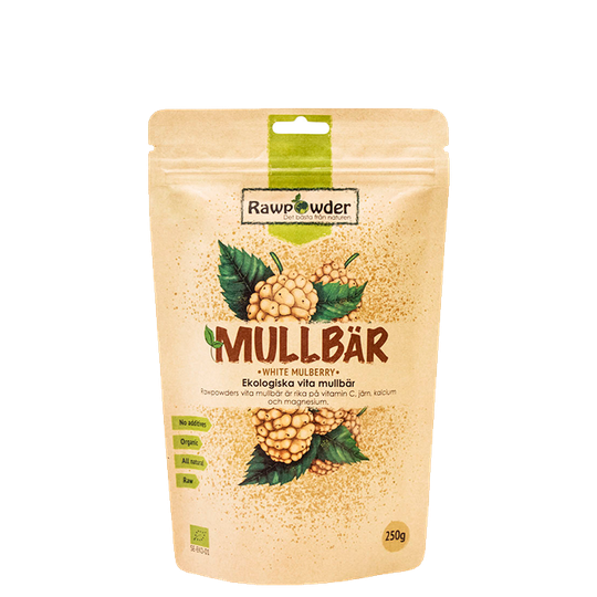 Mullbär vita Eko 250 g