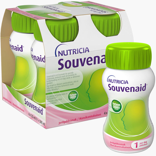 Souvenaid Jordgubb 4 x 125 ml