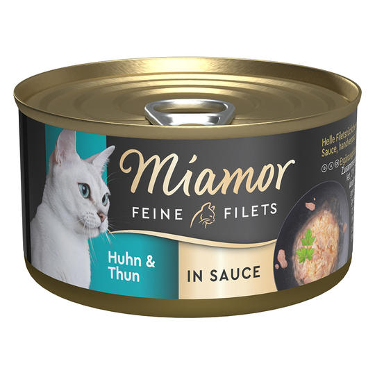 Ekonomipack: Miamor Fine Filets in Sauce 24 x 85 g - Kyckling & tonfisk