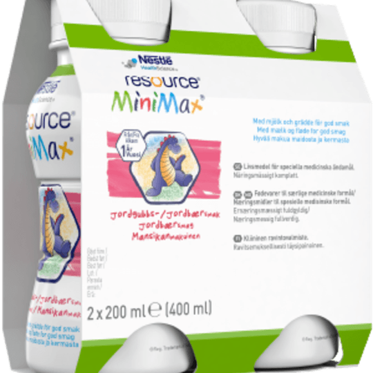 Resource MiniMax Jordgubb 2 x 200 ml