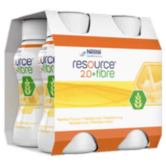 Resource 2.0+FIBRE Vanilj 4 x 200 ml
