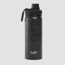 MP Zebra Printed Metal Water Bottle - Svart/Grafit - 500 ml