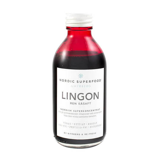 Nordic Superfood Råsaft Lingon, 195ml