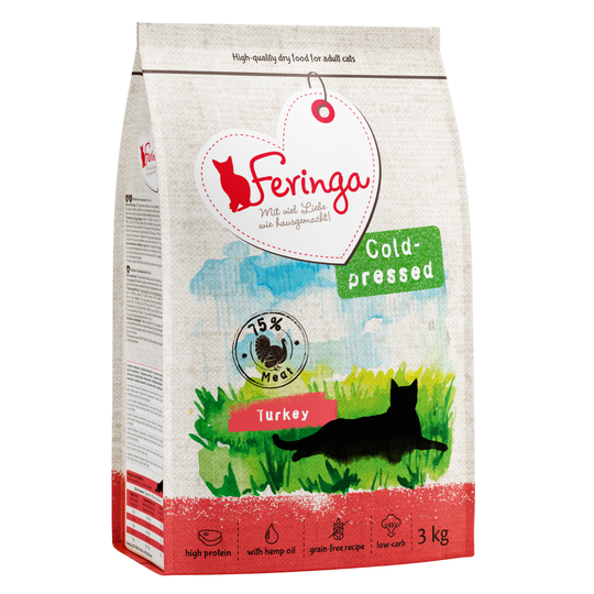 Feringa Adult kallpressad kalkon - Ekonomipack: 3 x 3 kg