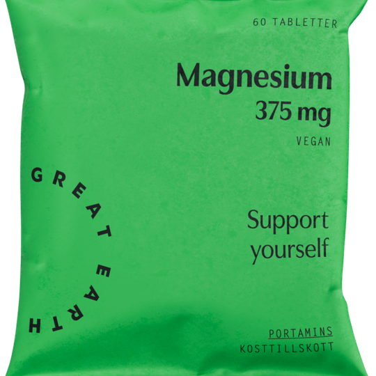 Great Earth Magnesium 375 mg Refill 60 tabletter